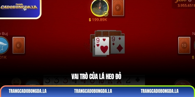 Vai trò của lá heo đỏ