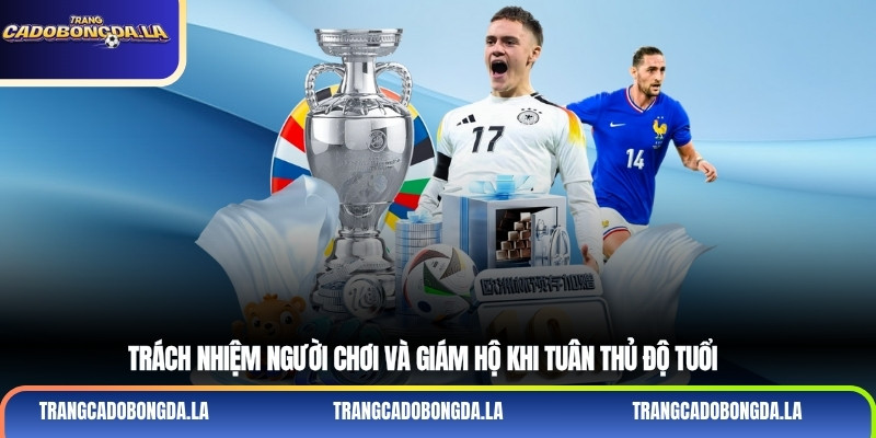 Trách nhiệm người dùng và giám hộ khi tuân thủ độ tuổi